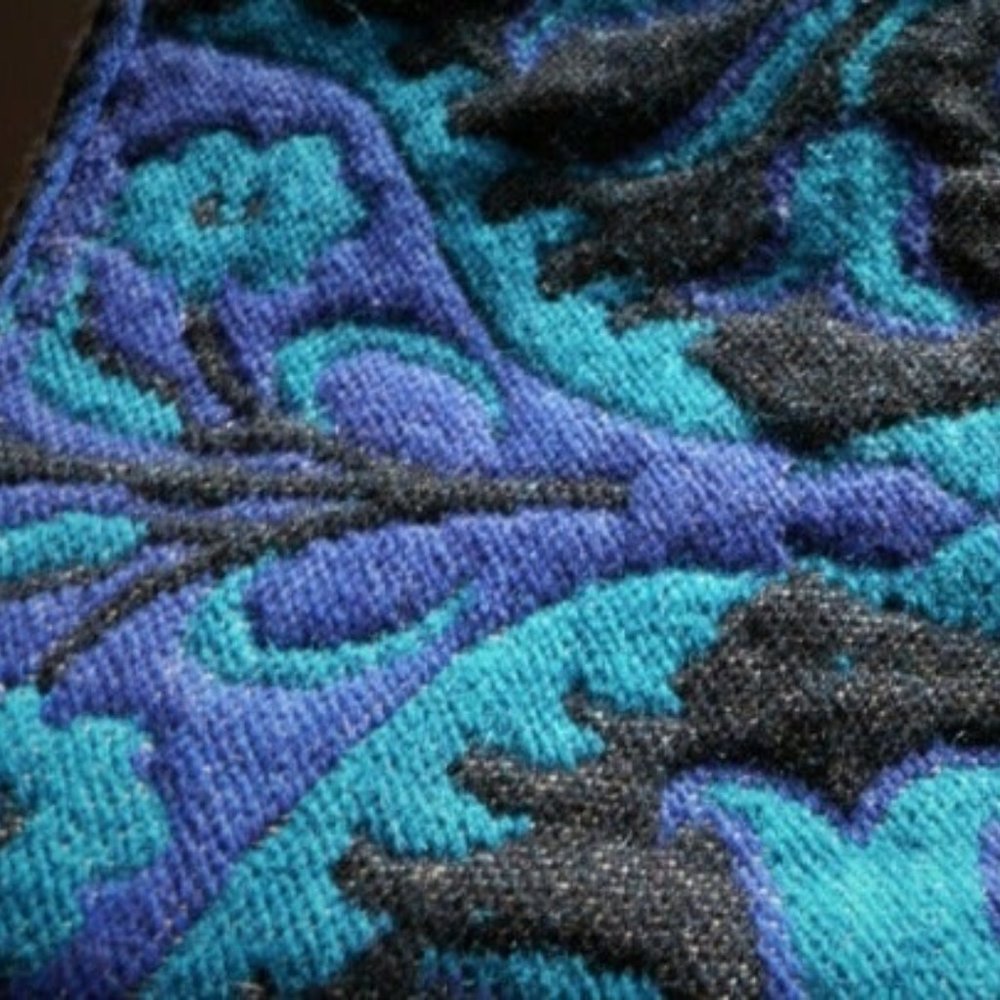 Antique Hand Woven Wool Table Runner Mantle Scarf